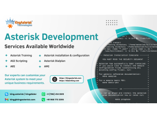 Asterisk Development Services Available Worldwide!