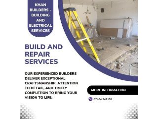 Khan Builders - Your Partner for New Builds and Repairs