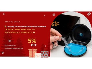 Unwrap Your Perfect Smile This Christmas: Invisalign Special at Piccadilly Dental!