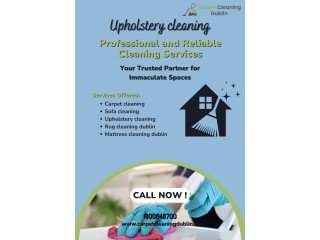 Upholstery Cleaning Excellence with Carpet Cleaning Dublin
