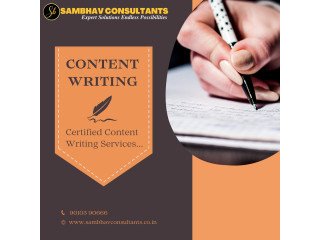 Content Writing Agency In Kolkata- Sambhav Consultants