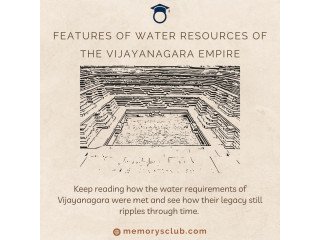 Features of water resources of the Vijayanagara Empire