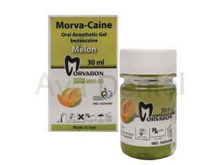Characteristics of Morva-Caine anesthetic gel