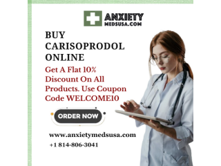 Buy Carisoprodol Online Overnight Cure Pain Rapidly