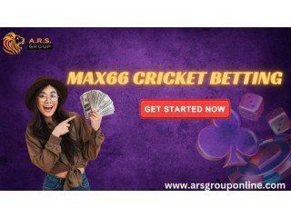 Extra Welcome Bonus with Max66 Cricket Betting