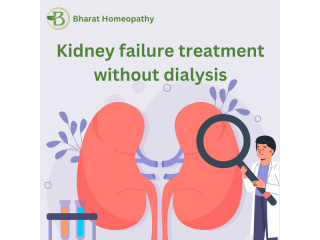 Kidney Failure and High Creatinine Treatment Without Dialysis
