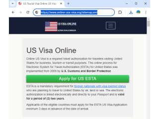 FOR IRELAND AND UK CITIZENS - United States American ESTA Visa Service Online