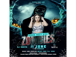 Zombies Horror Party Night: Buy Your Tickets Today | Tktby