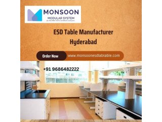 ESD Table Manufacturer in Hyderabad-Monsoon ESD