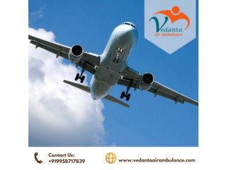 With Full Medical Aid - Vedanta Air Ambulance in Ranchi