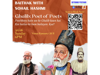 Ghalib: Poet of Poets | Book Tickets Online on Tktby