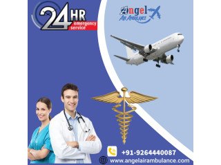 Take Reliable Medical Support Angel Air Ambulance Service in Patna