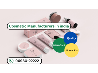 List of Top 10 Cosmetic Third Party Manufacturer in India