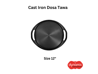 Dynamic Cookware Cast Iron Dosa Tawa
