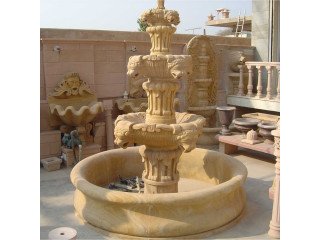 Sandstone water fountains