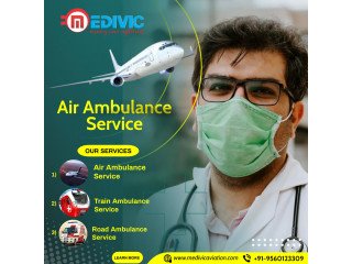 Book Medivic Aviation Train Ambulance Service in Varanasi with Life-Saving Patient Transfer