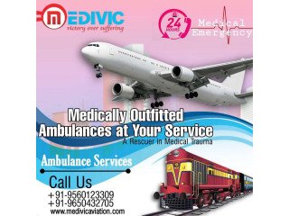 Avail of Medivic Aviation Ambulance Service in Dibrugarh with Advanced CCU Setup