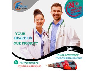 With Superb Medical Assistance Take Falcon Train Ambulance Services in Delhi