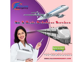 For Swift Patient Transfer Choose Falcon Train Ambulance Services in Guwahati