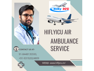 Air Ambulance Service in Gaya BY Hiflyicu- Cardiac Air Ambulance Service