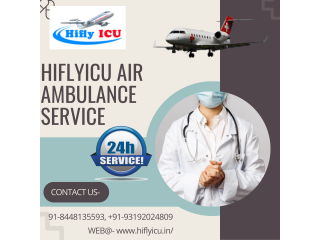 Air Ambulance Service in Dimapur by Hiflyicu- ICU setup Air Ambulance Services