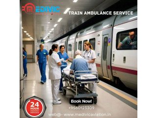 For life-saving Medical Machine Book Medivic Aviation Train Ambulance Service in Bhopal