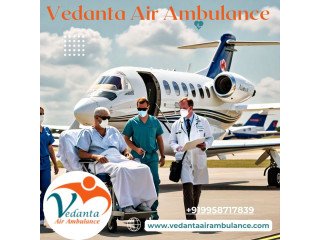 With Top-Level Ventilator Setup Avail of Vedanta Air Ambulance Services in Raipur