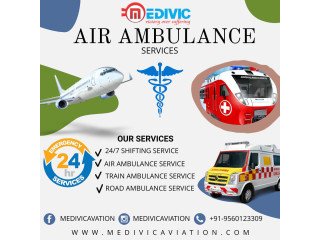 Avail of Advanced Medivic Aviation Train Ambulance Services in Raipur with Top Medical Facilities