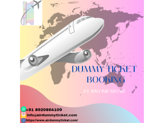 Dummy ticket booking