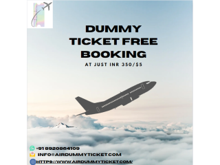 Dummy ticket free booking