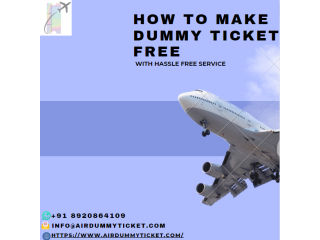 How to make dummy ticket free