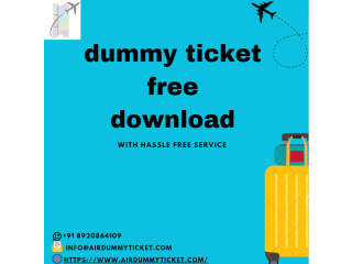 Dummy ticket free download