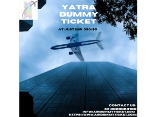 Yatra dummy ticket
