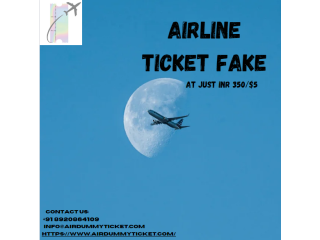 Airline ticket fake