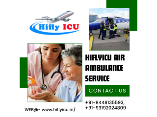 Air Ambulance Service in Pondicherry by Hiflyicu- Top-class Medical Staffs