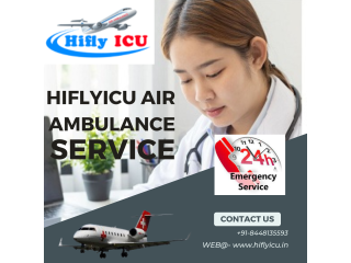 Well-Equipped Air Ambulance Service in Dibrugarh by Hiflyicu