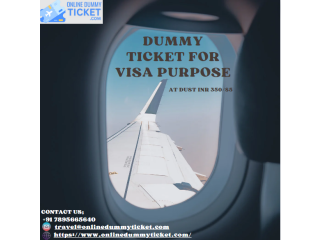 Dummy ticket for visa purpose