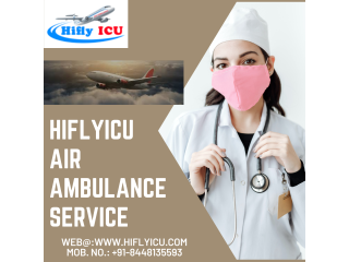 Health Care Air Ambulance Service in Gorakhpur by Hiflyicu