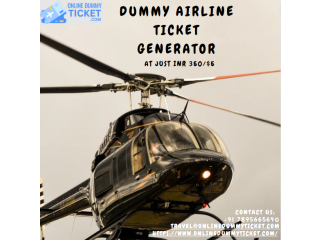 Dummy airline ticket generator