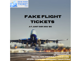 Fake flight tickets