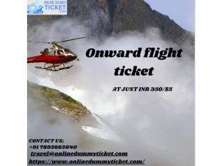 Onward flight ticket