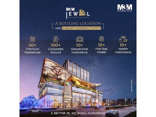 Achieve High-Yield Returns with M3M Jewel: Gurgaon's Leading Commercial Investment