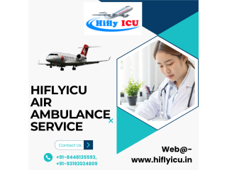 Air Ambulance Service in Jammu by Hiflyicu- Cost-Effective with Advanced Medical Tools