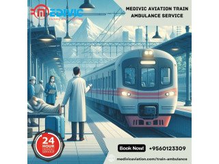 Hire Medivic Aviation Train Ambulance from Mumbai with Complete Medical System