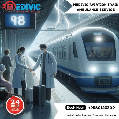 get-medivic-aviation-train-ambulance-from-kolkata-with-suitable-medical-accessories-big-0