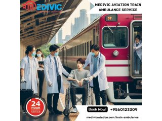 Hire Medivic Aviation Train Ambulance from Vellore with a Complete Medical System