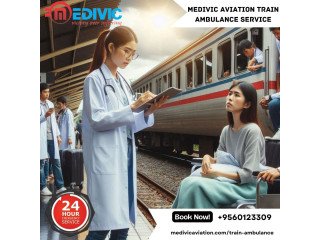Take Medivic Aviation Train Ambulance in Varanasi for Fast and Budget-Friendly