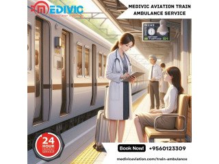 Use Top Medivic Aviation Train Ambulance Service in Bhopal with Advanced Medical Team