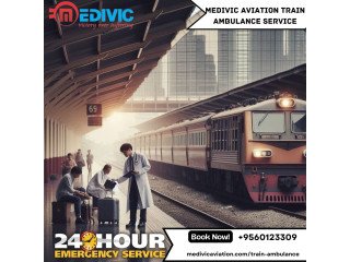 Take Medivic Aviation Train Ambulance Services in Raipur with Hi-Tech Medical Support Team