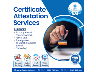 Certificate Attestatio Services in Bangalore